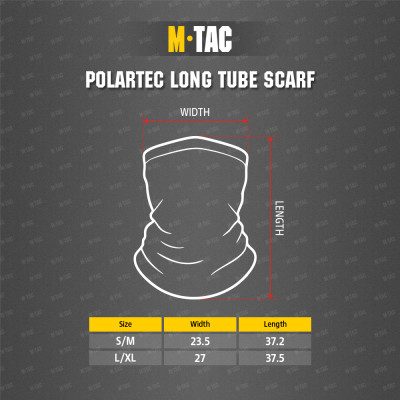 M-Tac Polartec Micro Series Neck Gaiter – Long, Warm