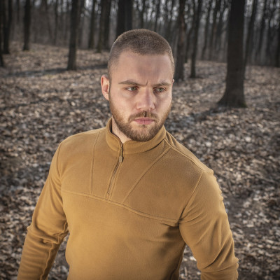 M-Tac Delta Polartec Micro Fleece Pullover 100% Polyester, Coyote