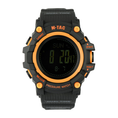 M-Tac Tactical Adventure Watch with Compass & Altimeter, Orange