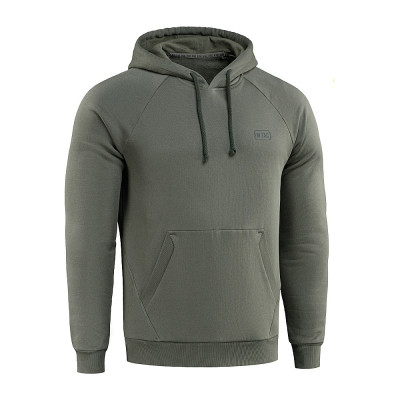 M-Tac Hoodie Cotton Raglan 100% Cotton Hooded Sweatshirt, Army Olive