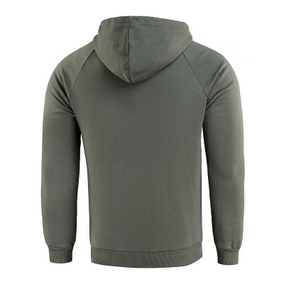 M-Tac Hoodie Cotton Raglan 100% Cotton Hooded Sweatshirt, Army Olive