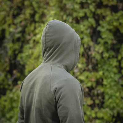 M-Tac Hoodie Cotton Raglan 100% Cotton Hooded Sweatshirt, Army Olive
