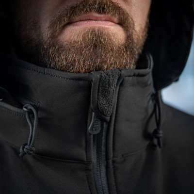 M-Tac Soft Shell Jacket Windproof & Water-Resistant, Black