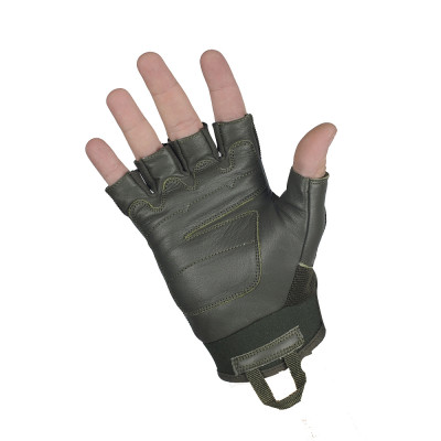 M-Tac Assault Tactical Mk.4 Fingerless Tactical Gloves, Olive