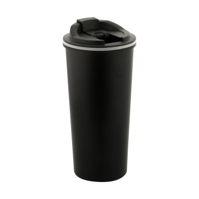 M-Tac Insulated Travel Mug with Valve, 450 ml, Black