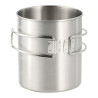 M-Tac Mug with Folding Handle, 450 ml (304 Stainless)