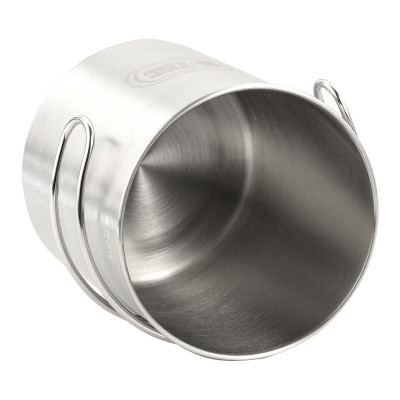 M-Tac Mug with Folding Handle, 450 ml (304 Stainless)