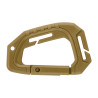 M-Tac Plastic Tactical Carabiner with MOLLE, Coyote