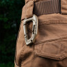 M-Tac Plastic Tactical Carabiner with MOLLE, Coyote