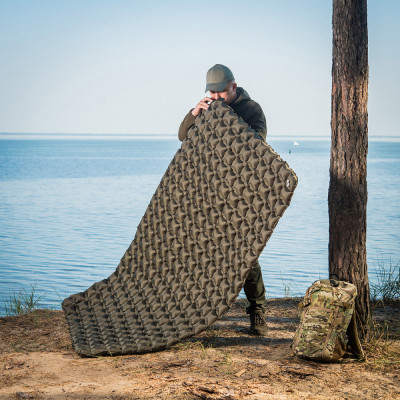 M-Tac Inflatable Sleeping Pad 195x120 cm (40D Nylon)
