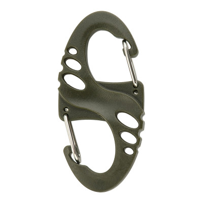 M-Tac Plastic S-Hook Double Carabiner, Olive