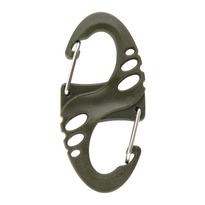 M-Tac Plastic S-Hook Double Carabiner, Olive