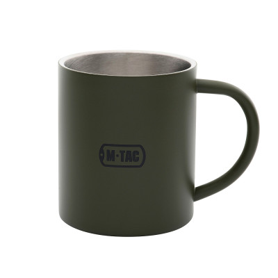 M-Tac Insulated Mug 250 ml, Olive – Double-Wall Steel
