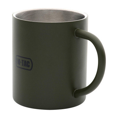 M-Tac Insulated Mug 250 ml, Olive – Double-Wall Steel
