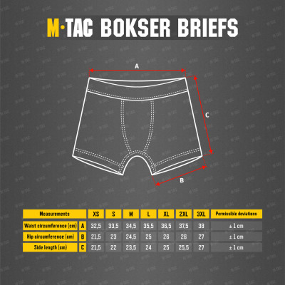 M-Tac Men's Boxer Shorts – Anatomic Cut