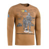 M-Tac UA Side Long Sleeve T-Shirt, Cotton/Elastane
