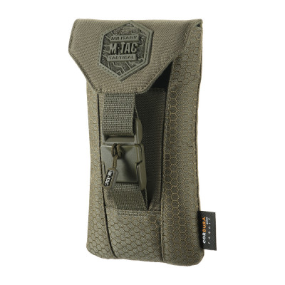 M-Tac Elite Large Hex Phone Pouch, Cordura, Ranger Green