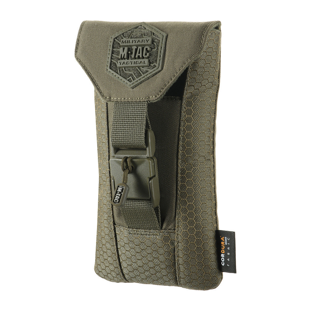 M-Tac Elite Large Hex Phone Pouch, Cordura, Ranger Green