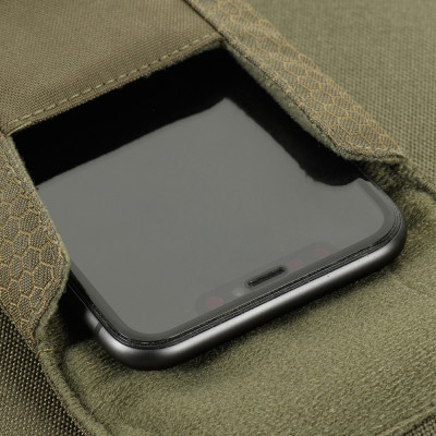 M-Tac Elite Large Hex Phone Pouch, Cordura, Ranger Green