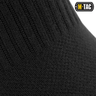 M-Tac Tall Socks with Cushioned Impact Zones, Black