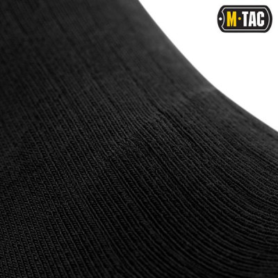 M-Tac Tall Socks with Cushioned Impact Zones, Black
