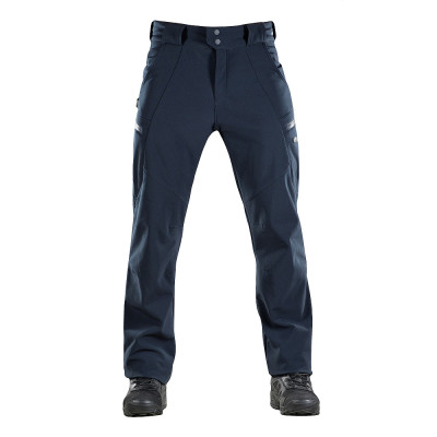 M-Tac Soft Shell Winter Pants with Wool Lining, Dark Navy Blue