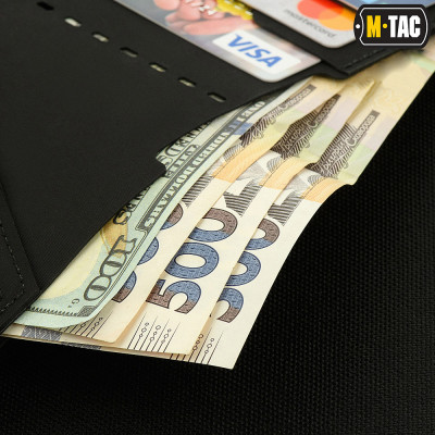 M-Tac Wallet Slim Elite Gen.II – compact wallet, Black