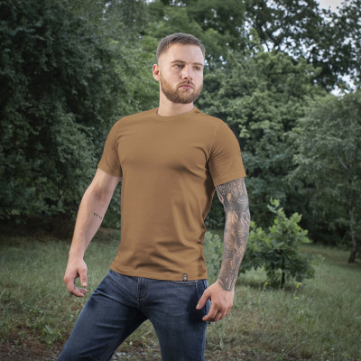 M-Tac T-Shirt, Cotton 93% / Elastane 7%, Coyote