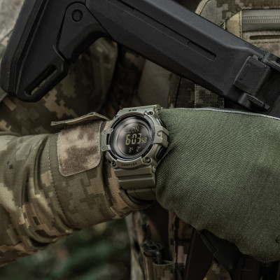 M-Tac Watch Tactical Compass 2233 – watch with a compass, Ranger Green