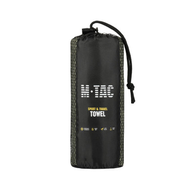 M-Tac Microfiber Towel 150x75 cm – towel, Army Green