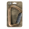 M-Tac Carabiner 10 cm with Bayonet Lock Keylock – carabiner, Khaki