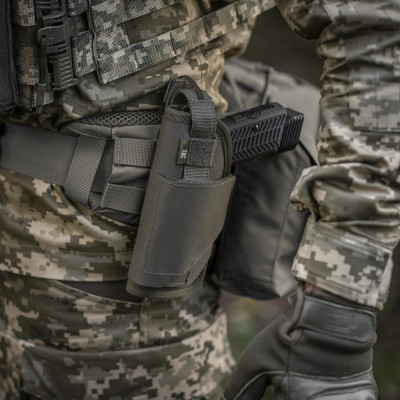 M-Tac Universal Tactical Holster Elite 500D, Left-Hand, Ranger Green