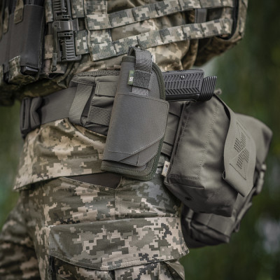 M-Tac Universal Tactical Holster Elite 500D, Left-Hand, Ranger Green