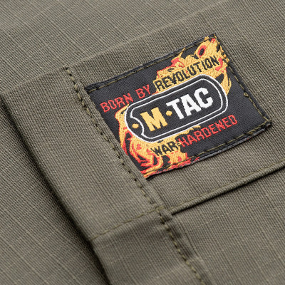 M-Tac Patrol Flex Jacket with Velcro Patch Panels, YKK, Dark Olive