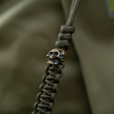 M-Tac Knife Lanyard Loopy Snake Skull – knife lanyard, Olive