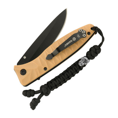 M-Tac Knife Lanyard Loopy Snake Skull – knife lanyard, Black