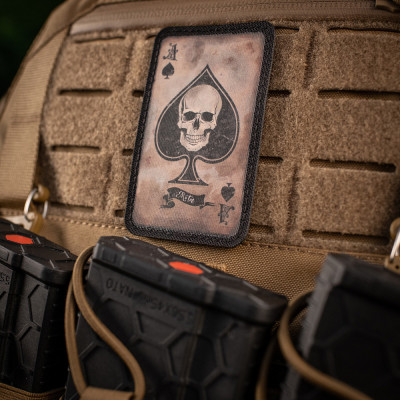 M-Tac Ace of Spades Morale Patch Cordura 500D, Coyote