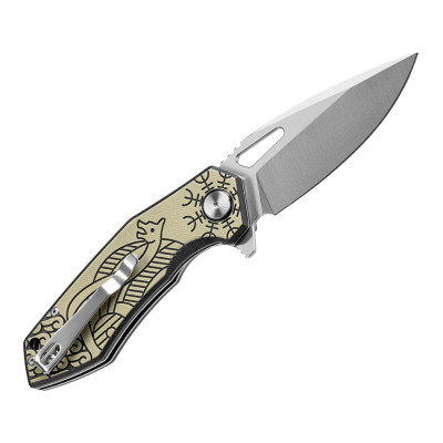 M-Tac Folding Knife Type 12 Scandinavian – folding knife, Black/Sand