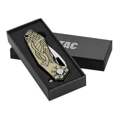M-Tac Folding Knife Type 12 Scandinavian – folding knife, Black/Sand