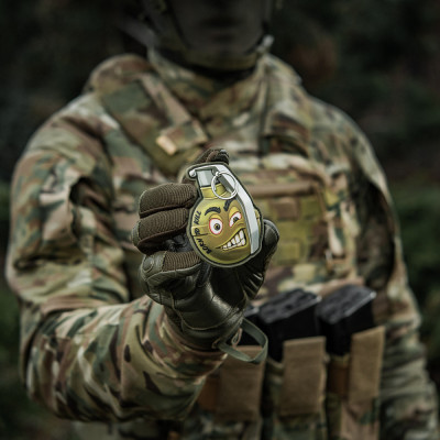 M-Tac Born to Kill 3D PVC Patch – Grenade Shape