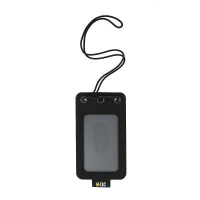 M-Tac Cordura ID Window Patch Cover, Black