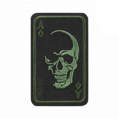 M-Tac Face of War Patch Cordura 500D, 8.5×5.2 cm, Olive