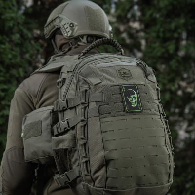 M-Tac Face of War Patch Cordura 500D, 8.5×5.2 cm, Olive