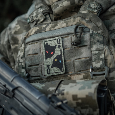 M-Tac Queen of Spades Morale Patch – Cordura 500D, 8×5 cm