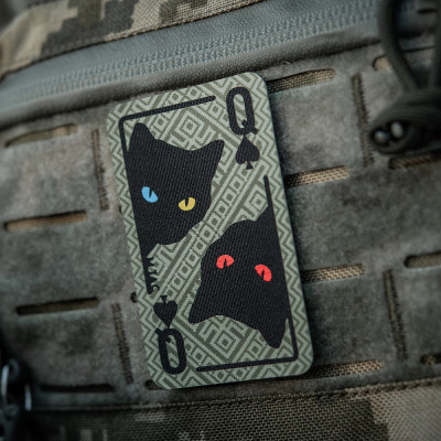 M-Tac Queen of Spades Morale Patch – Cordura 500D, 8×5 cm