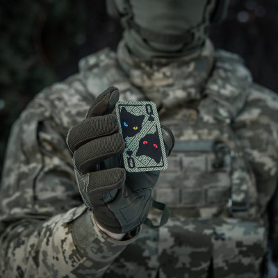 M-Tac Queen of Spades Morale Patch – Cordura 500D, 8×5 cm