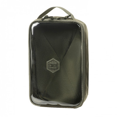 M-Tac Elite Large Gen.II Clear Organiser 30 × 19 cm, Ranger Green