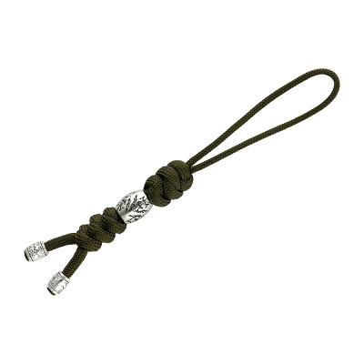 M-Tac Knife Lanyard Zeus Stainless Steel – knife lanyard, Olive