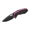 M-Tac Folding Knife Type 12 Spider Web – folding knife, Black/Pink