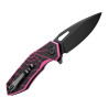 M-Tac Folding Knife Type 12 Spider Web – folding knife, Black/Pink